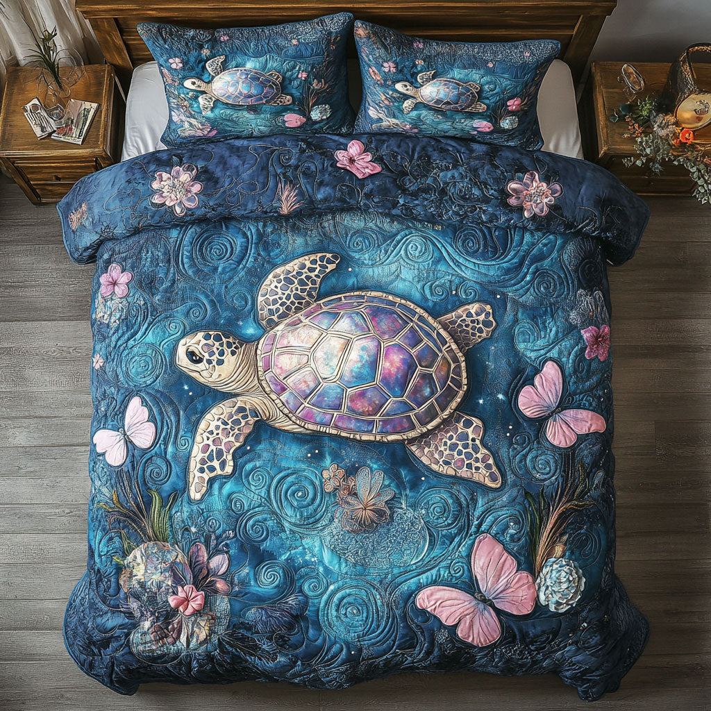 Pearl Turtle Shell WY13102CL Duvet Cover Set