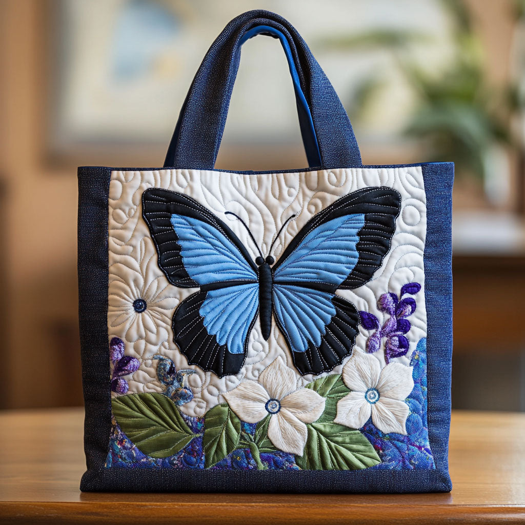 Blue Bloom CP2509007CL Quilted Tote Bag