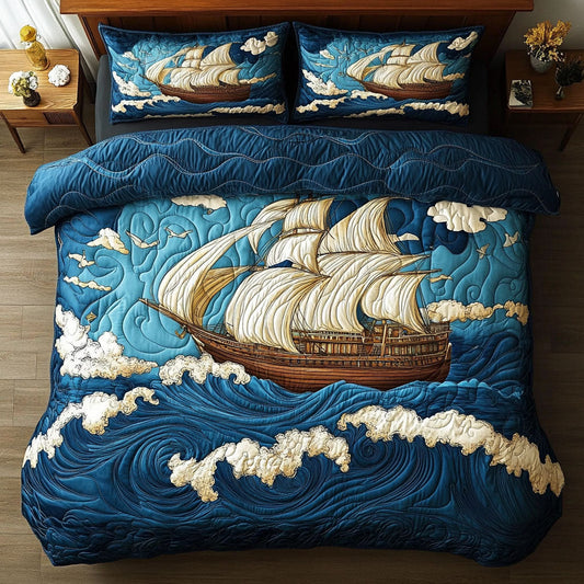 Ship Wave WX0506029CL Duvet Cover Set