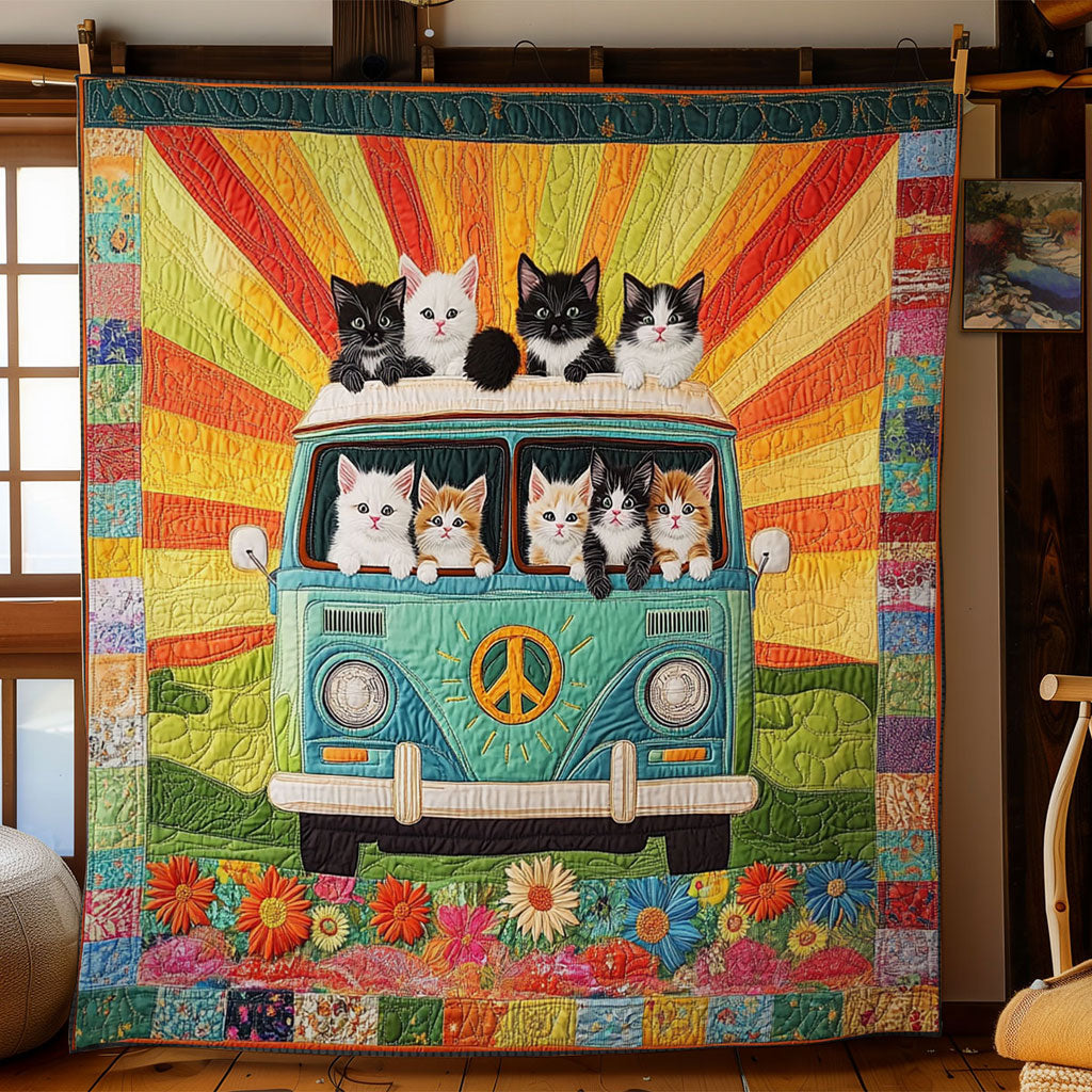 Camper Trip Cat WN1511091CL Quilt