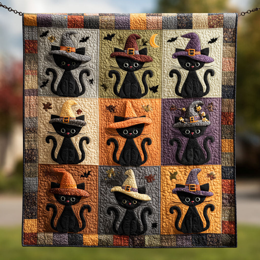 Cat of Halloween CW0508002CL Quilt
