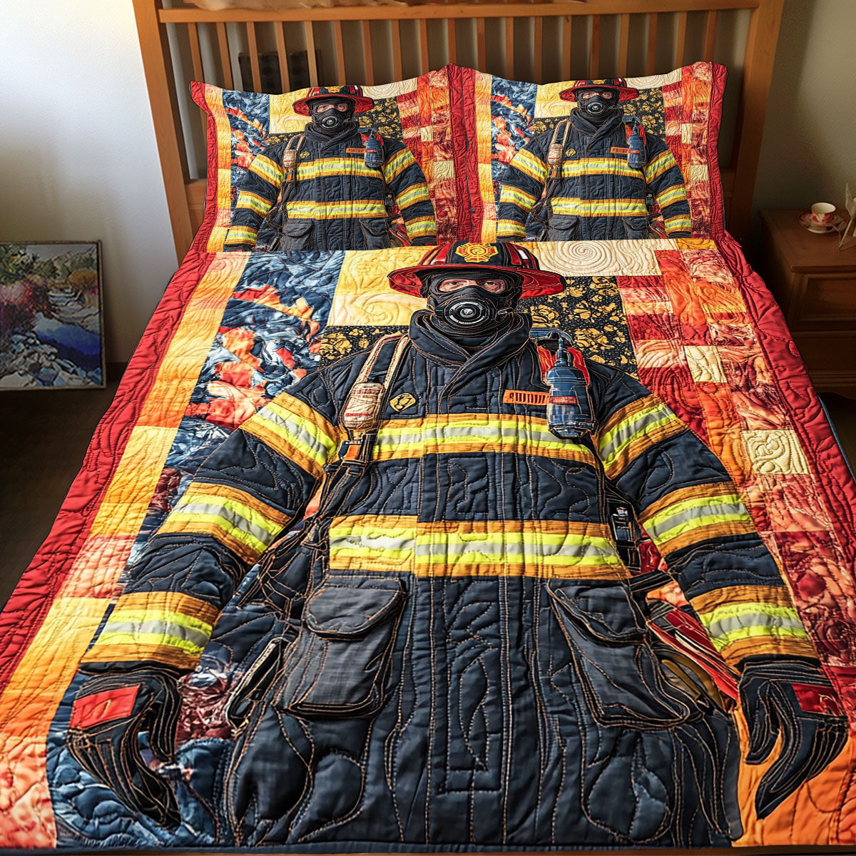 Fireman Cool WX0412070CL Duvet Cover Set