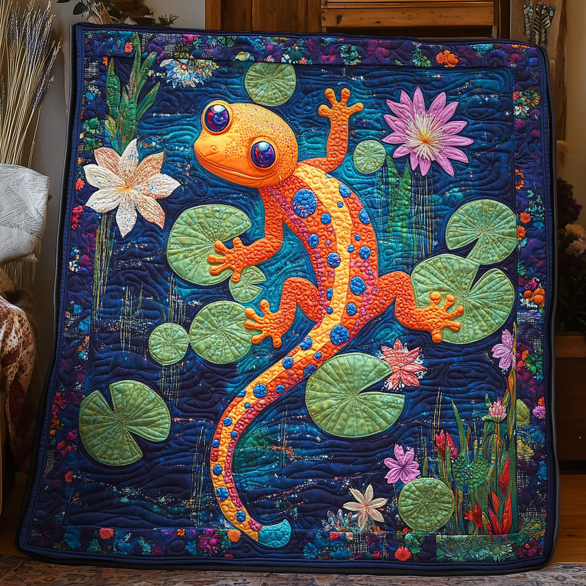 Lizzard Lotus WX0406029CL Quilt