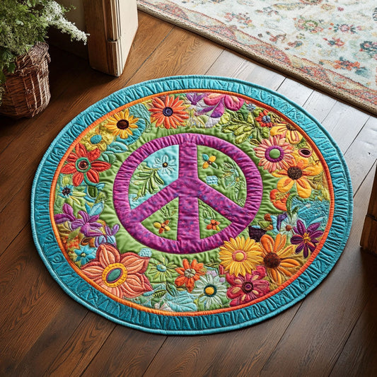 Radiant Soul CQ1206054CL Quilted Round Mat