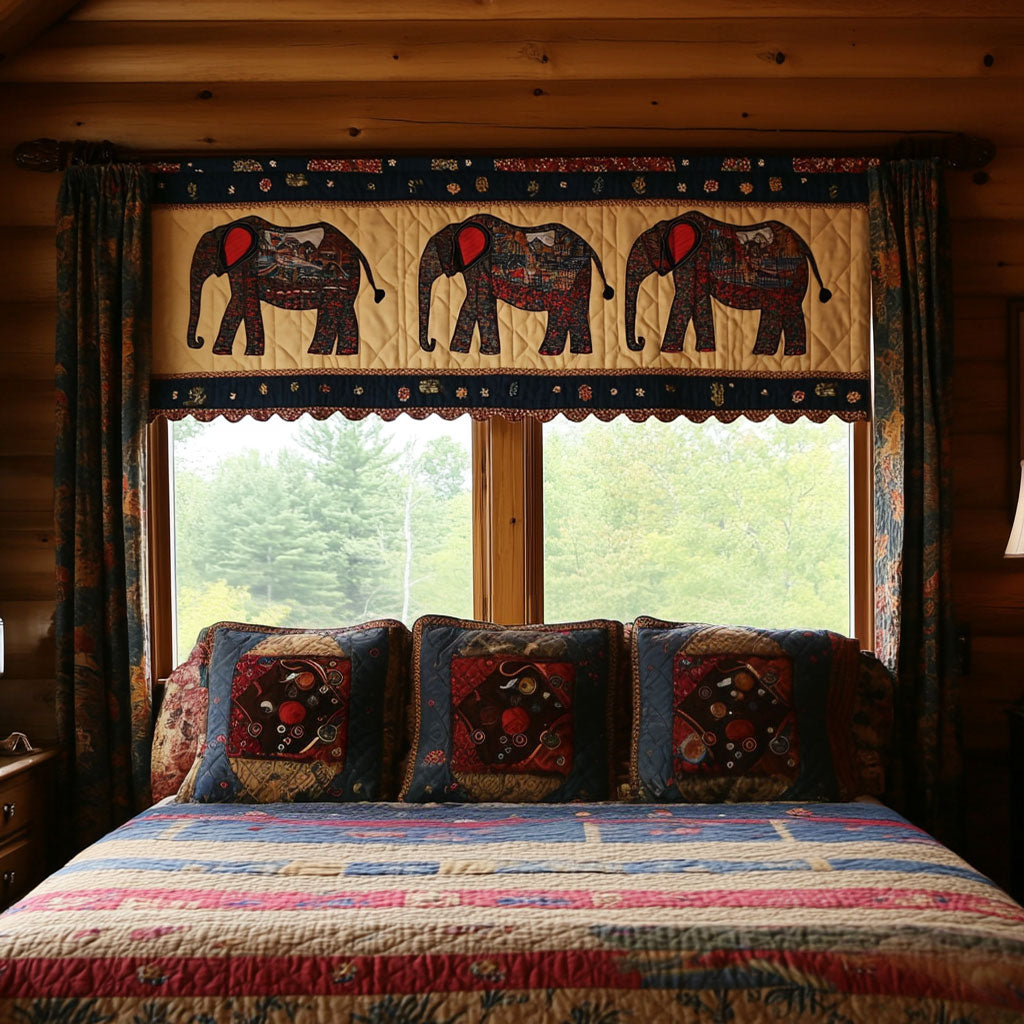 Native Elephant WJ2003069CL Quilted Valance