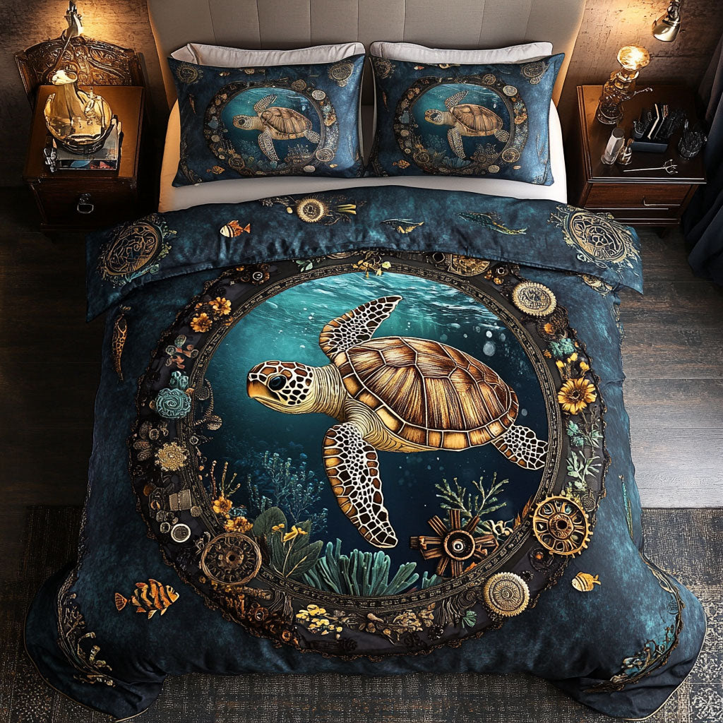 Turtle Driftwood WN2406065CL Duvet Cover Set