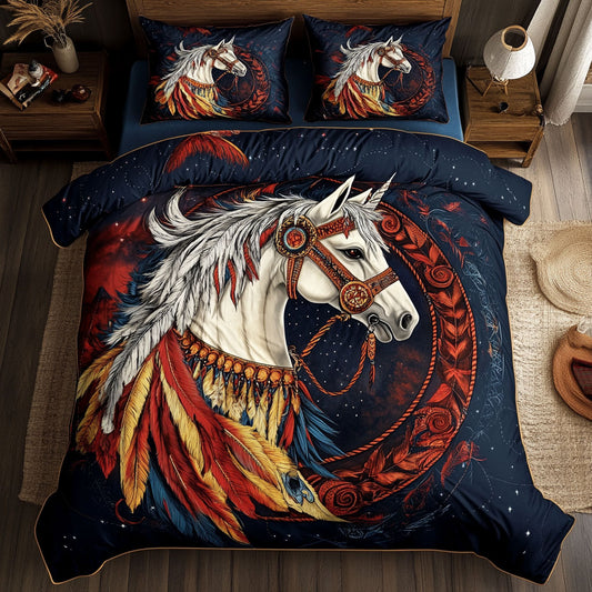 Feathered Horse WX1206017CL Duvet Cover Set