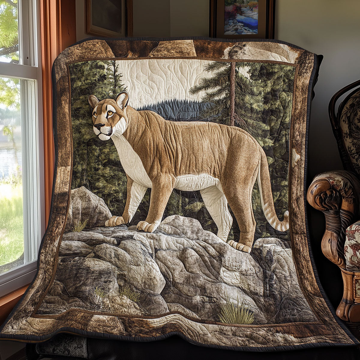Mountain Lion Charming CP0406046CL Quilt