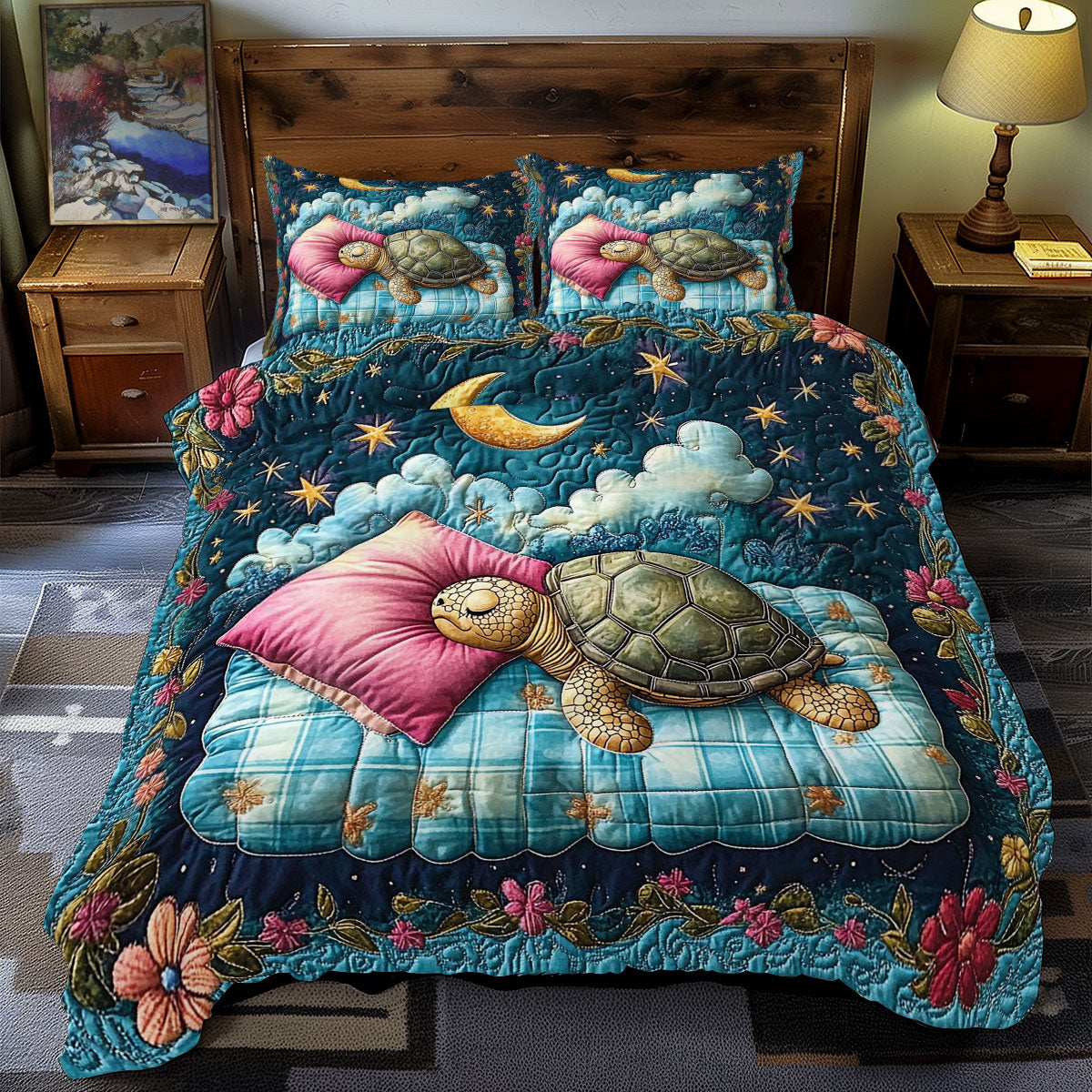 Sweet Dream Of Turtle WY1701112CL Duvet Cover Set