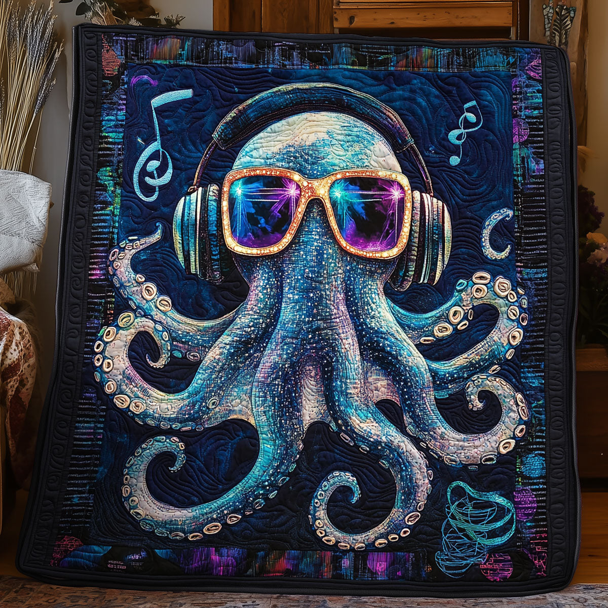 Musician Octopus WX0406036CL Quilt
