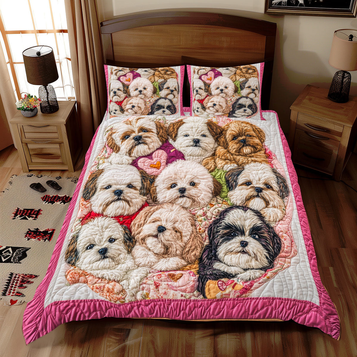 Group Shih Tzu WX0712045CL Duvet Cover Set