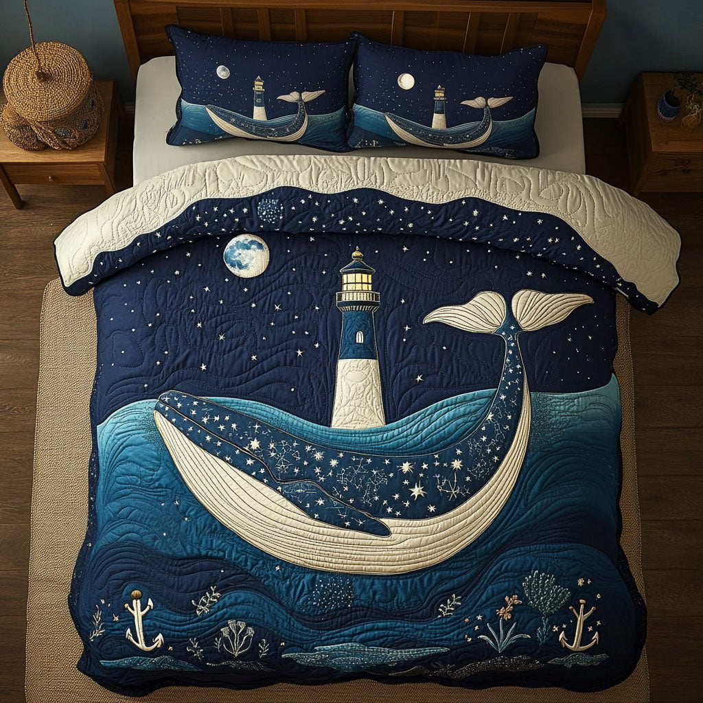 Lighthouse Whale DH0410007CL Duvet Cover Set