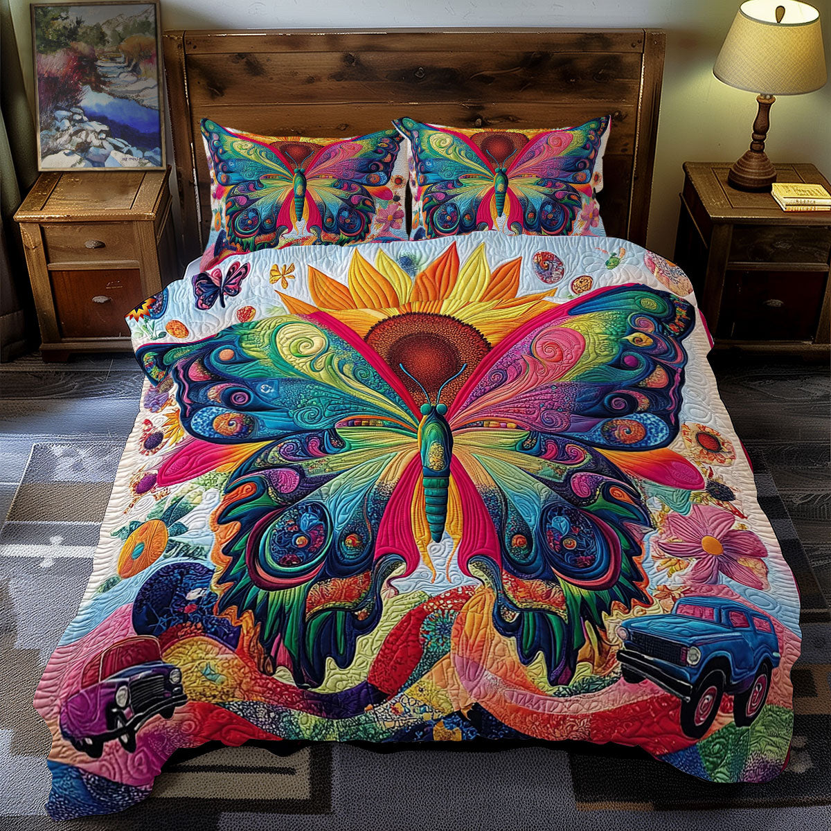 Hippie Butterfly WY1812073CL Duvet Cover Set