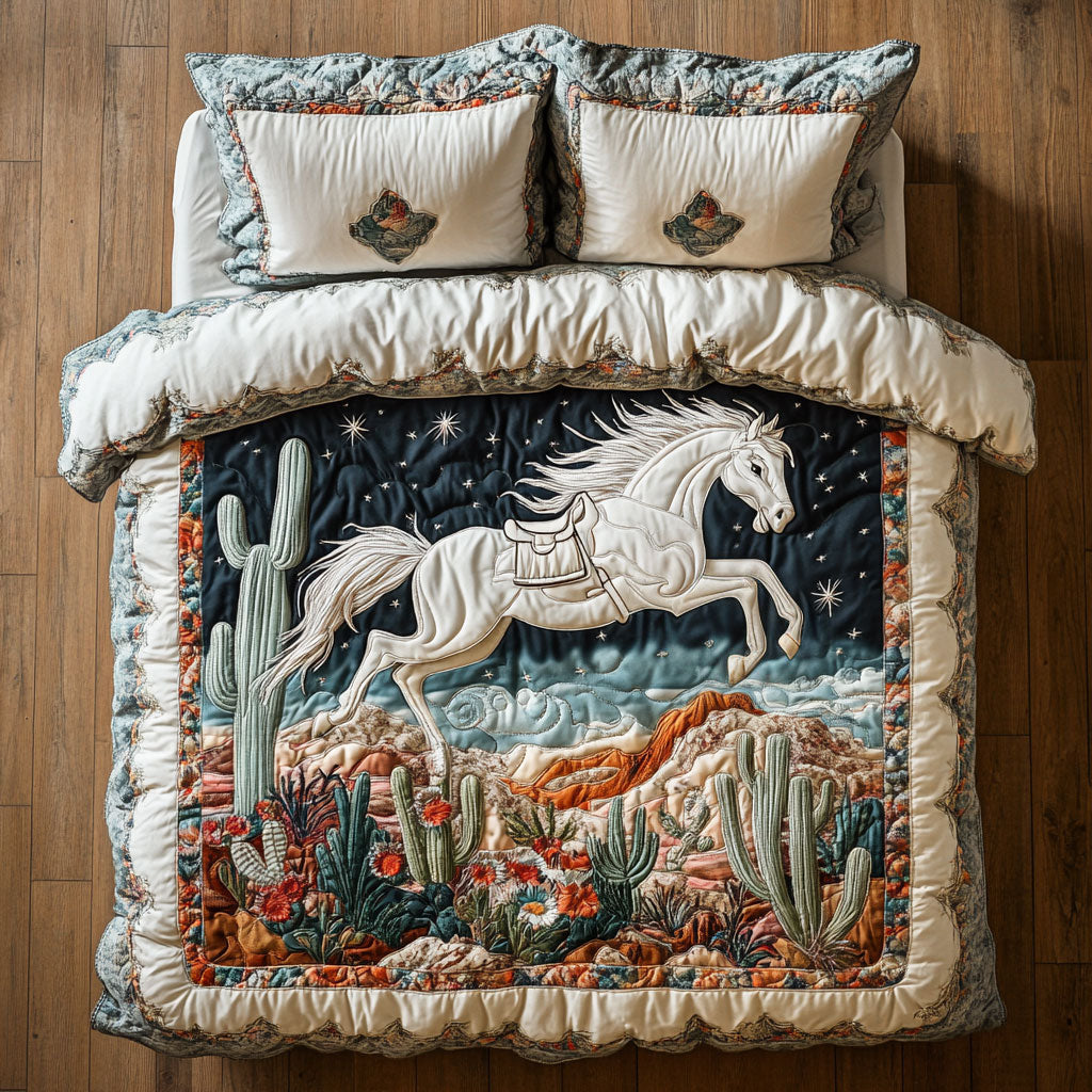 Wild Desert Mustang CW0409017CL Duvet Cover Set