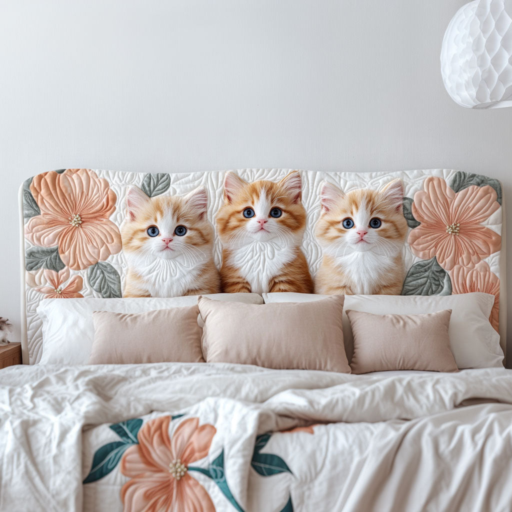 Triple Kitty Serenity KL2512010CL Quilted Headboard Slipcover