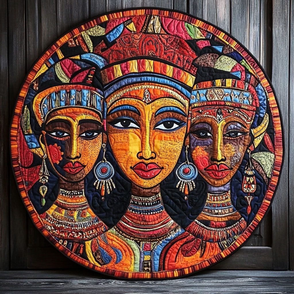 Ethiopia Dream CM3105012CL Quilted Round Mat