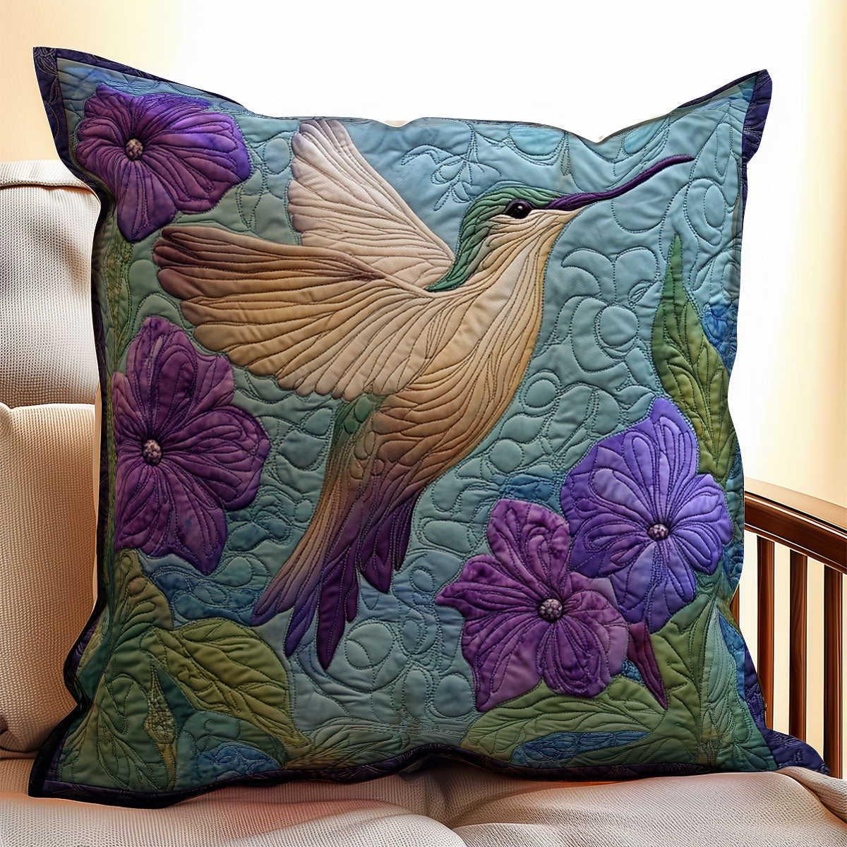 Celestial Hummingbird WX2203056CL Quilt Pillow Case