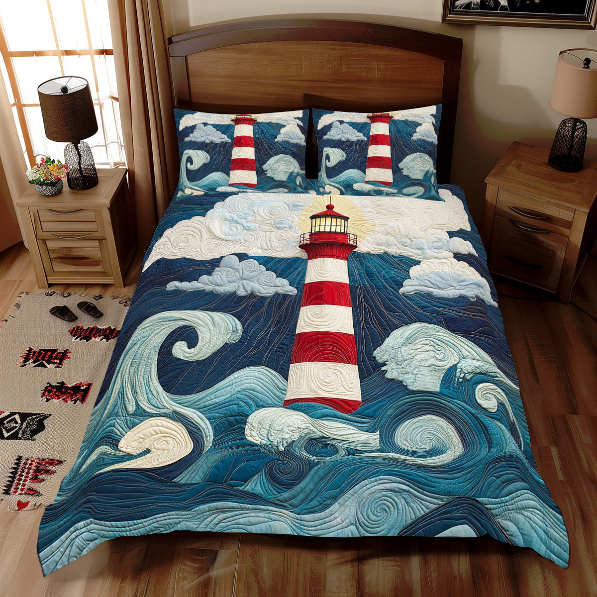 Stormy Lighthouse WP2103008CL Duvet Cover Set