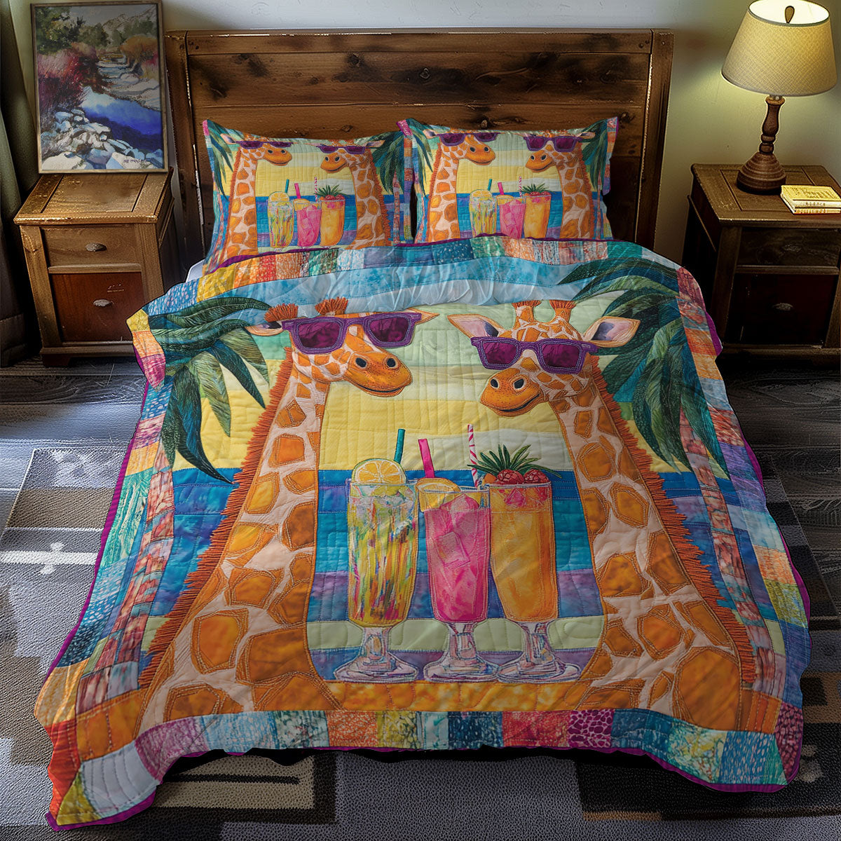 Funny Giraffe WX1312072CL Duvet Cover Set