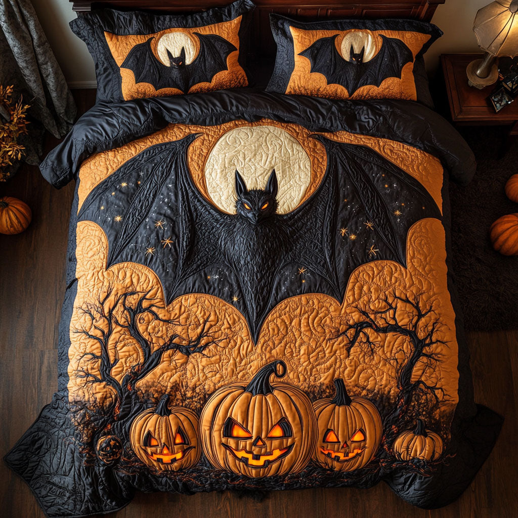 Mystic Halloween Bat CW2208015CL Duvet Cover Set