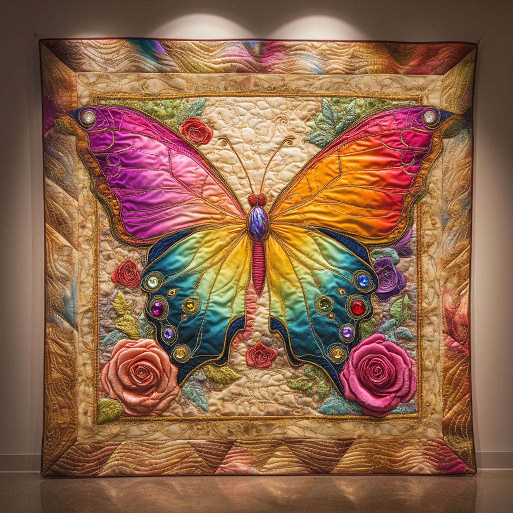 Eternal Bloom Butterfly WN0509028CL Quilt