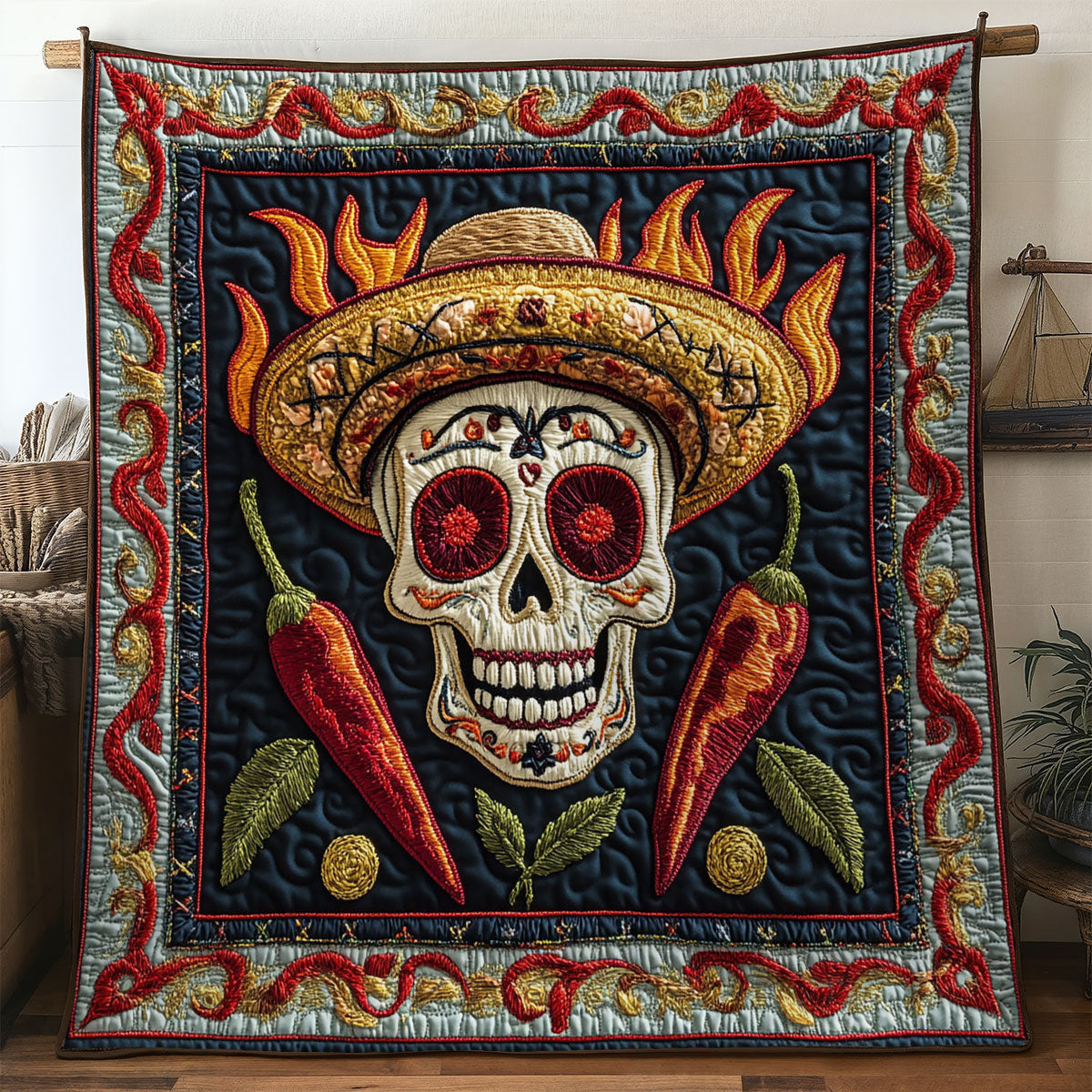 Skull Desert WN3105033CL Quilt