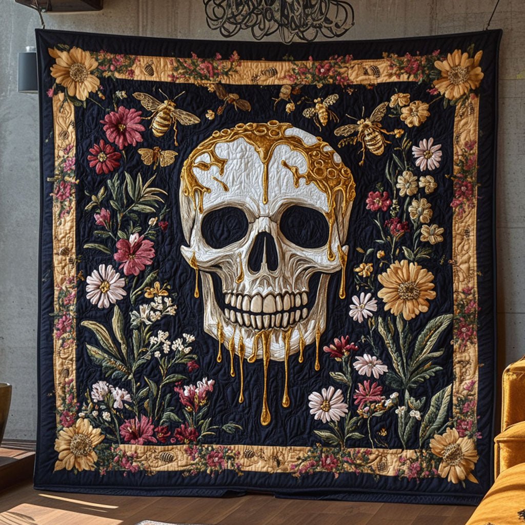 Honey Drop Skull WN2309056CL Quilt