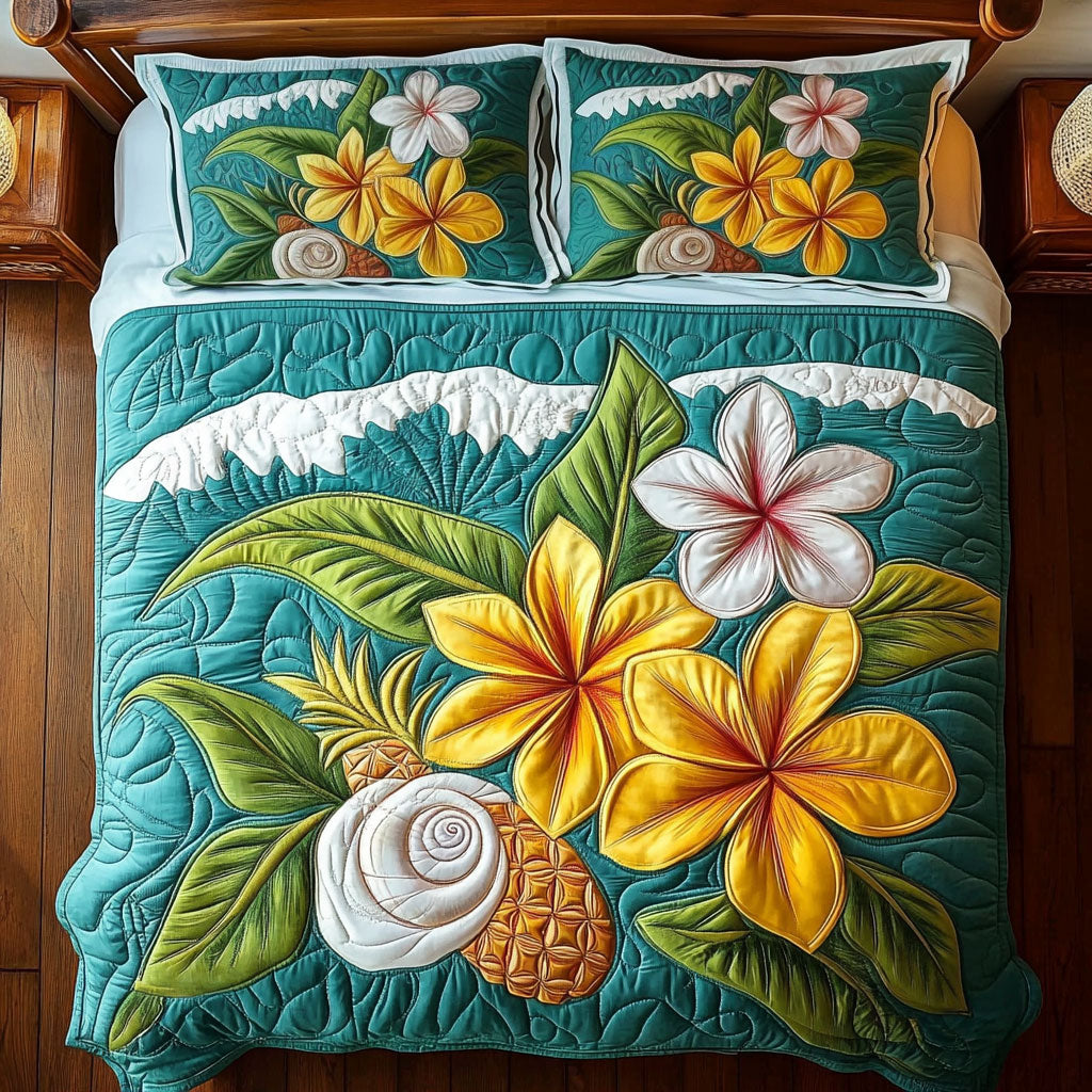 Hawaiian Botanical Dream WY1306039CL Duvet Cover Set