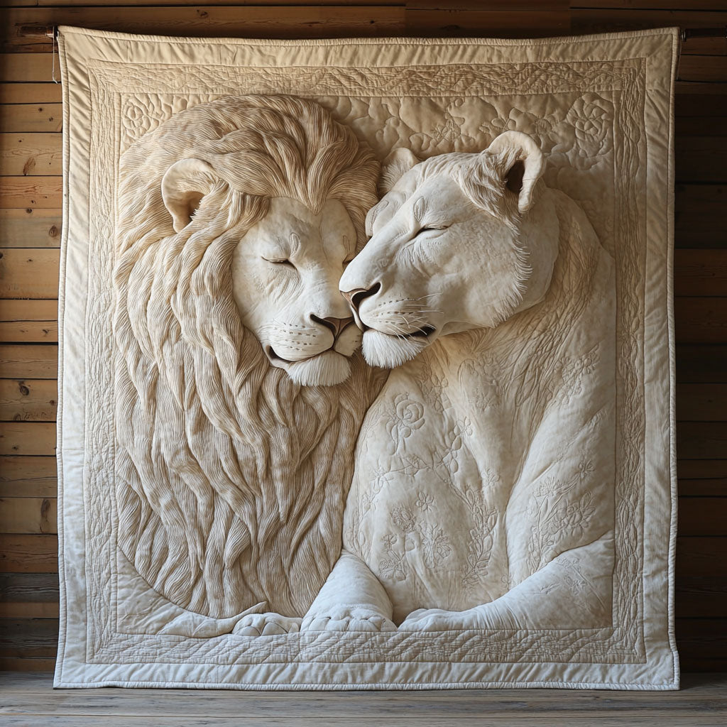 Charming White Lion CP1206002CL Quilt