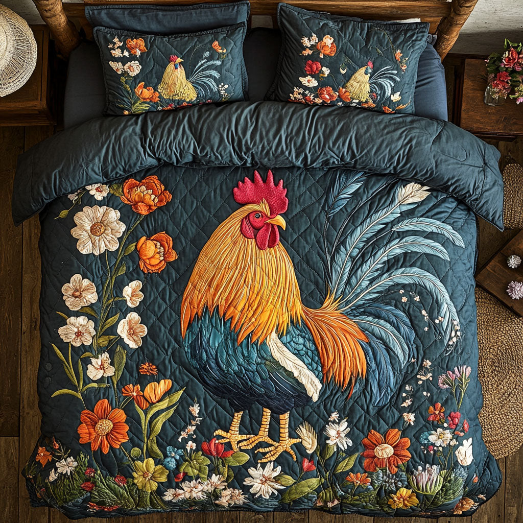 Chicken Flower WX2403010CL Duvet Cover Set