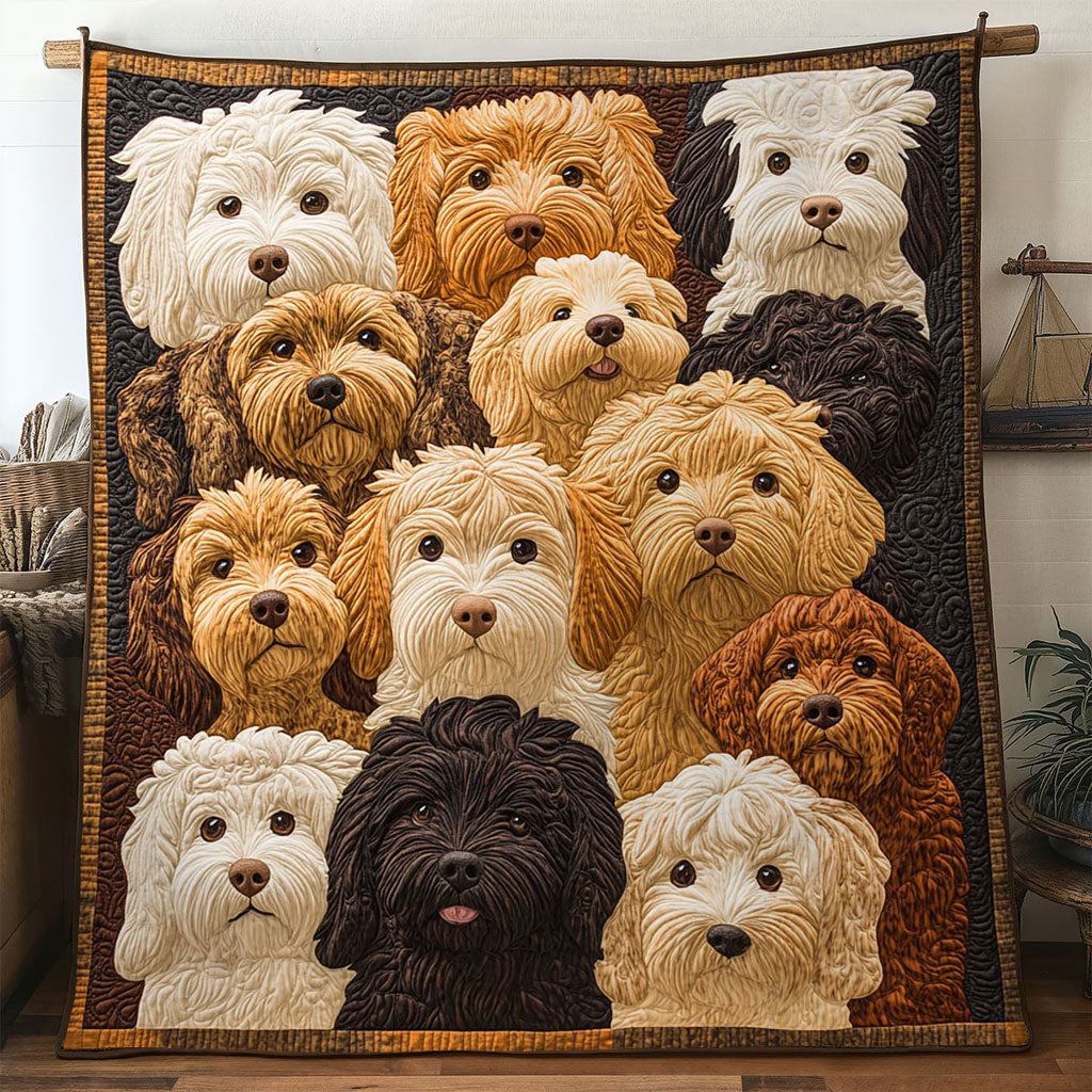 Cozy Pack Golden Doodle WN1511022CL Quilt