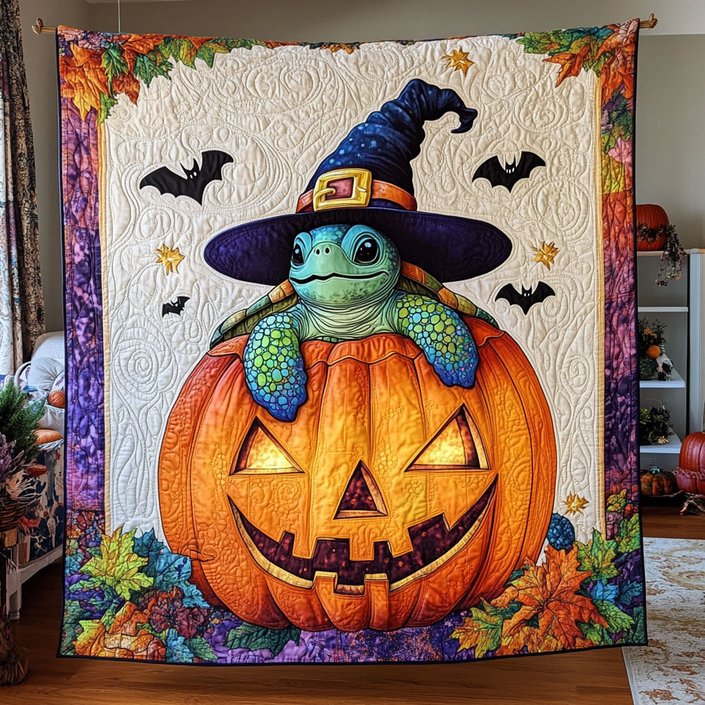Turtle in Pumpkin CW0608046CL Quilt