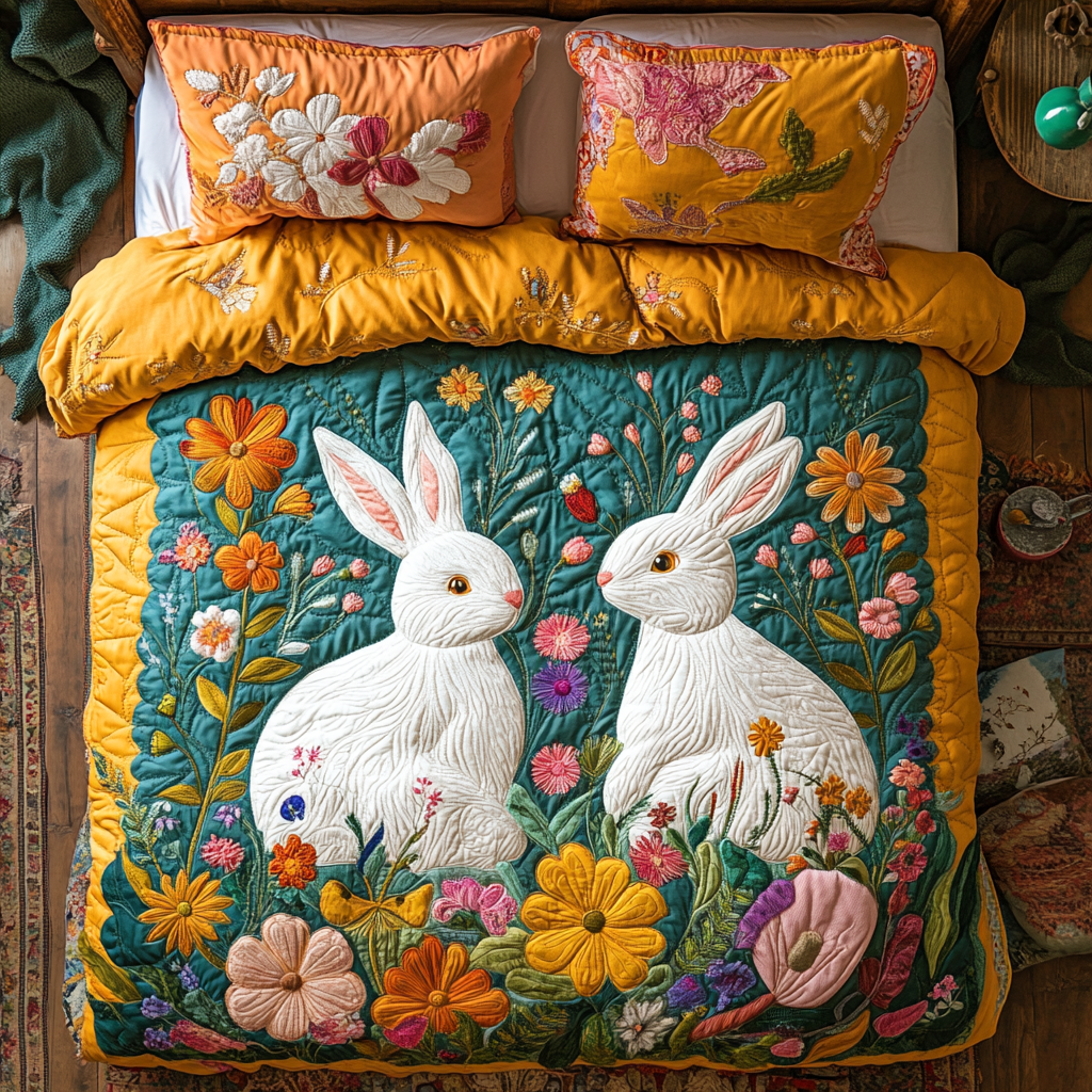 Mischievous Rabbit CQ0505007CL Duvet Cover Set