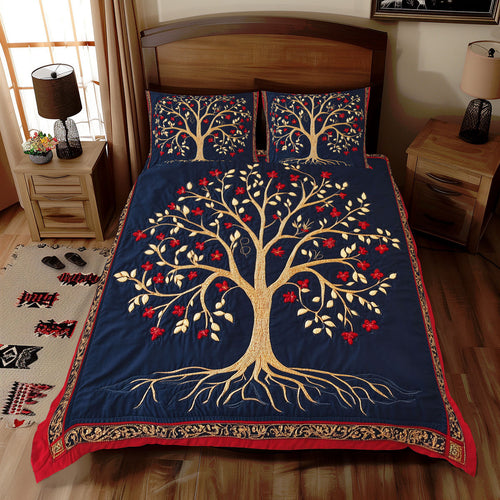 Golden Rooted Elegance WX1812067CL Duvet Cover Set