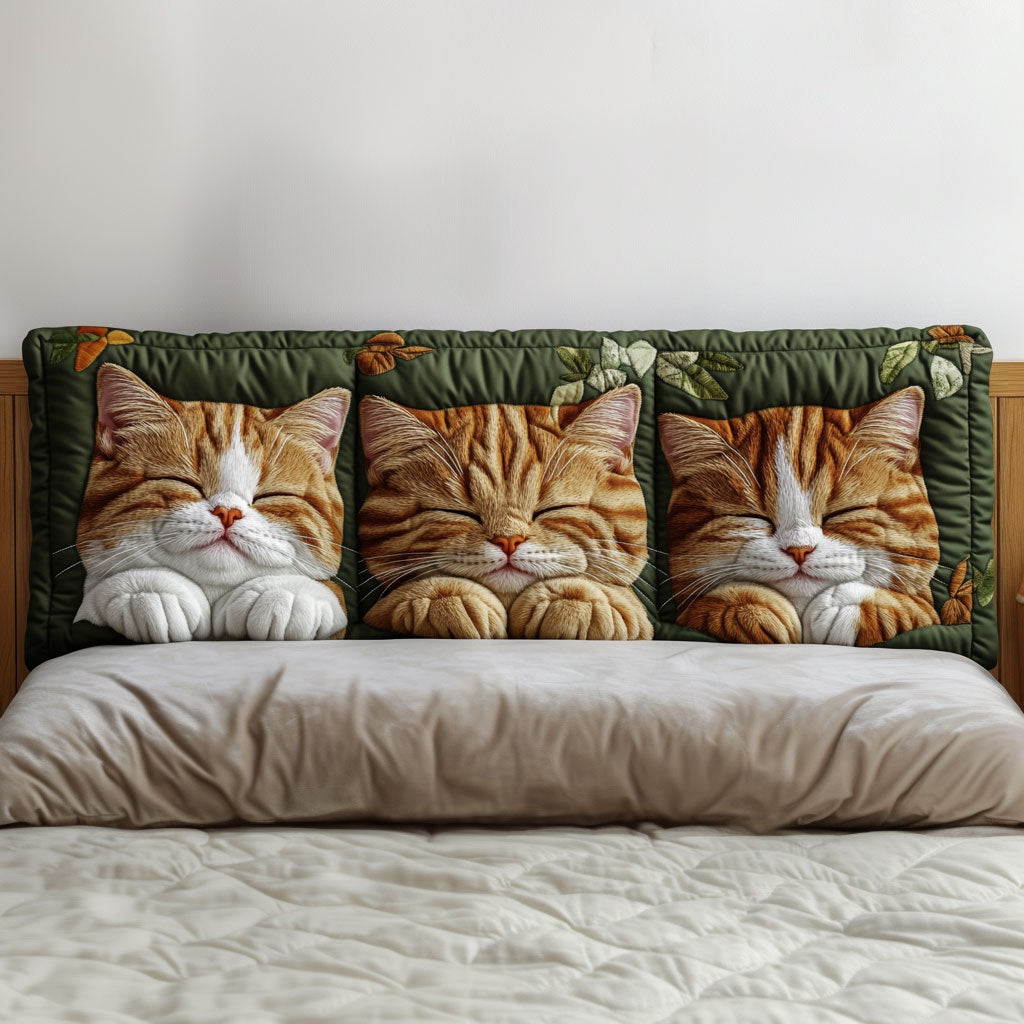 Peaceful Kitty KL0201008CL Quilted Headboard Slipcover