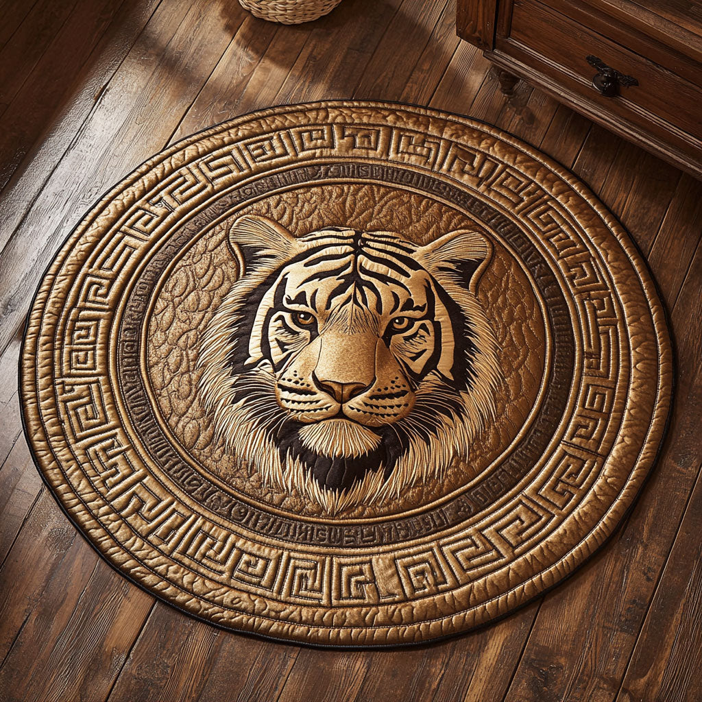 Tiger Emblem CP0409060CL Quilted Round Mat