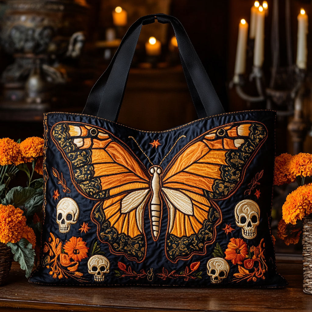 Butterfly Soul Garden CW0910041CL Quilted Tote Bag