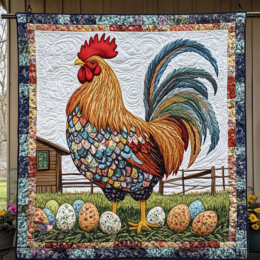 Lovely Chicken WU2610059CL Quilt