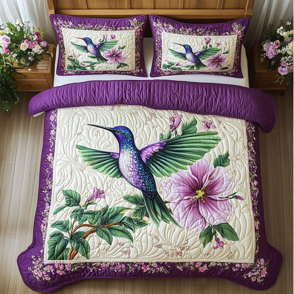 Peaceful Hummingbird WX0506026CL Duvet Cover Set