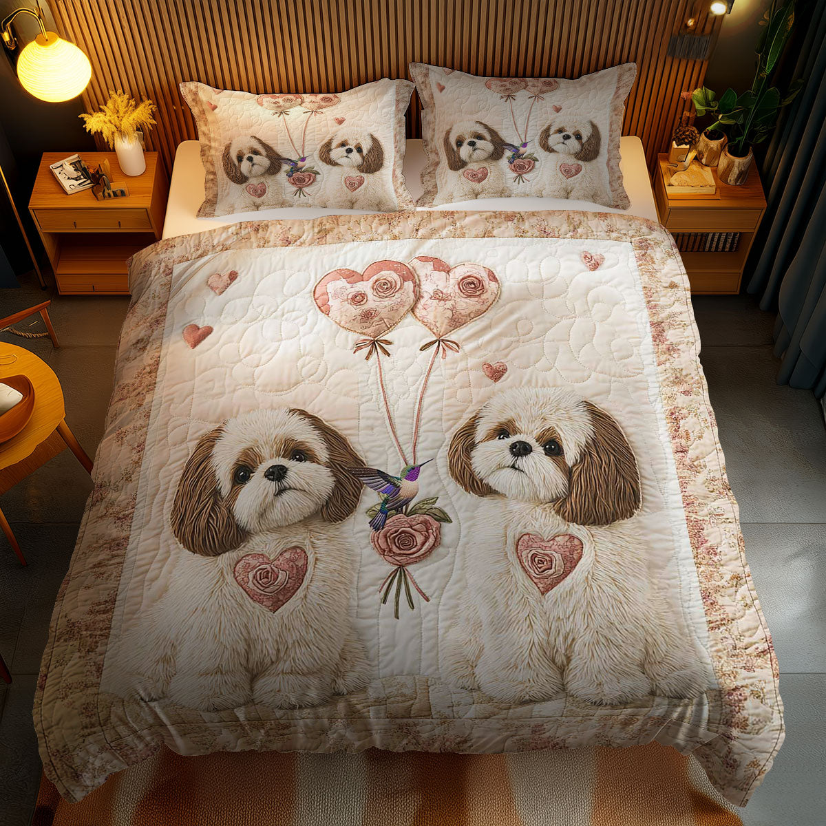 Shih Tzu Love WN2412049CL Duvet Cover Set