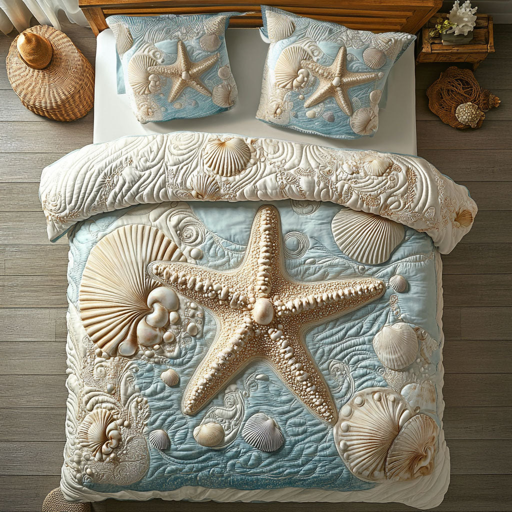 Starfish Cove WY0408022CL Duvet Cover Set