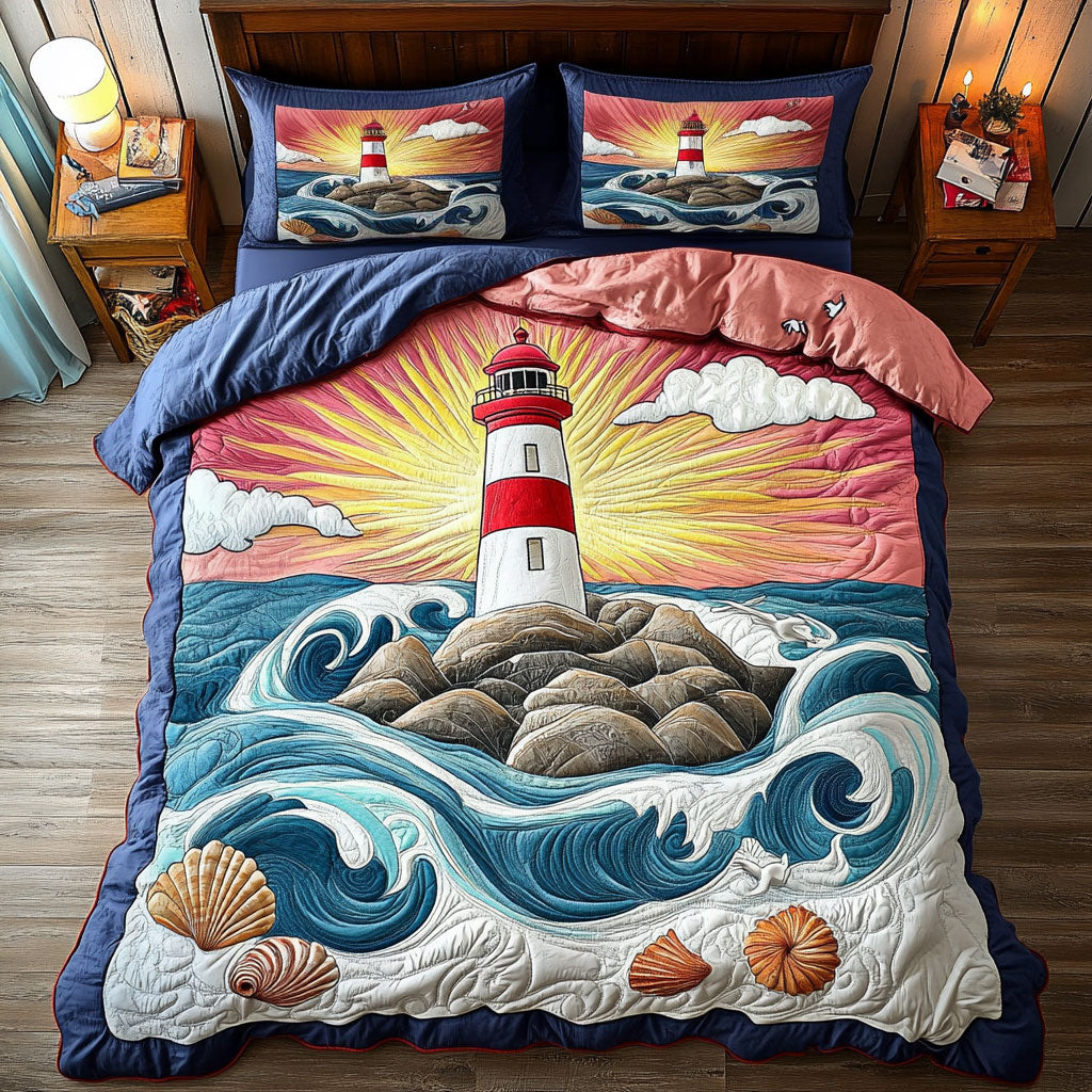 Coastal Lighthouse WJ2104018CL Duvet Cover Set
