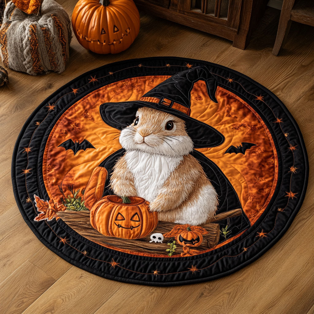 Mystic Bunny CP0410061CL Quilted Round Mat