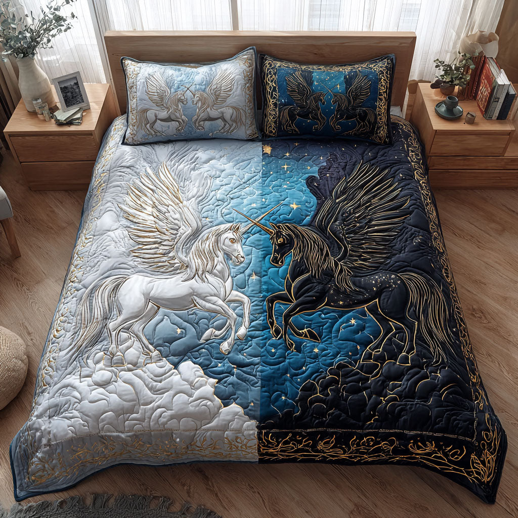 Yin Yang Unicorn CW2908019CL Duvet Cover Set