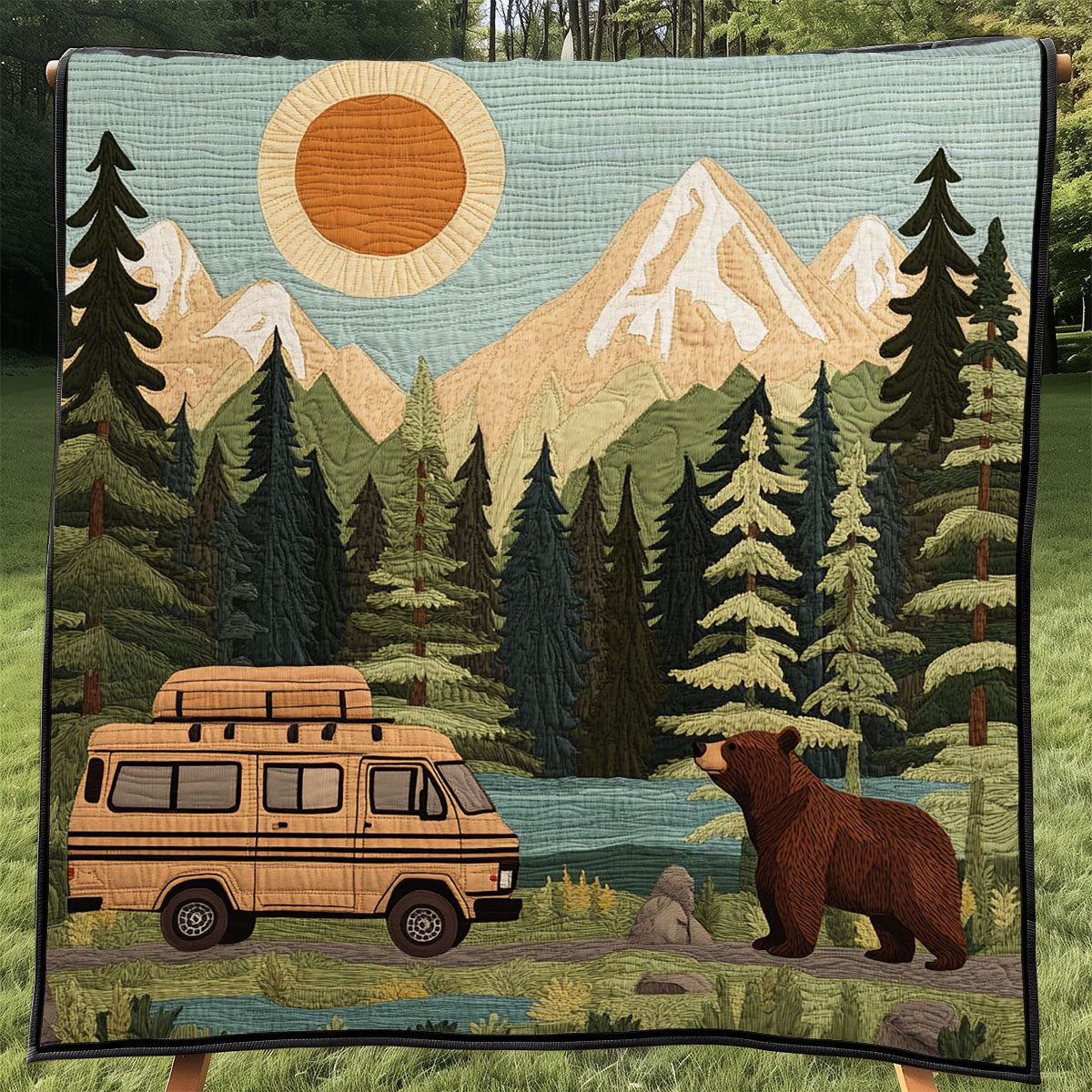 Camping Bear WJ2305001CL Quilt