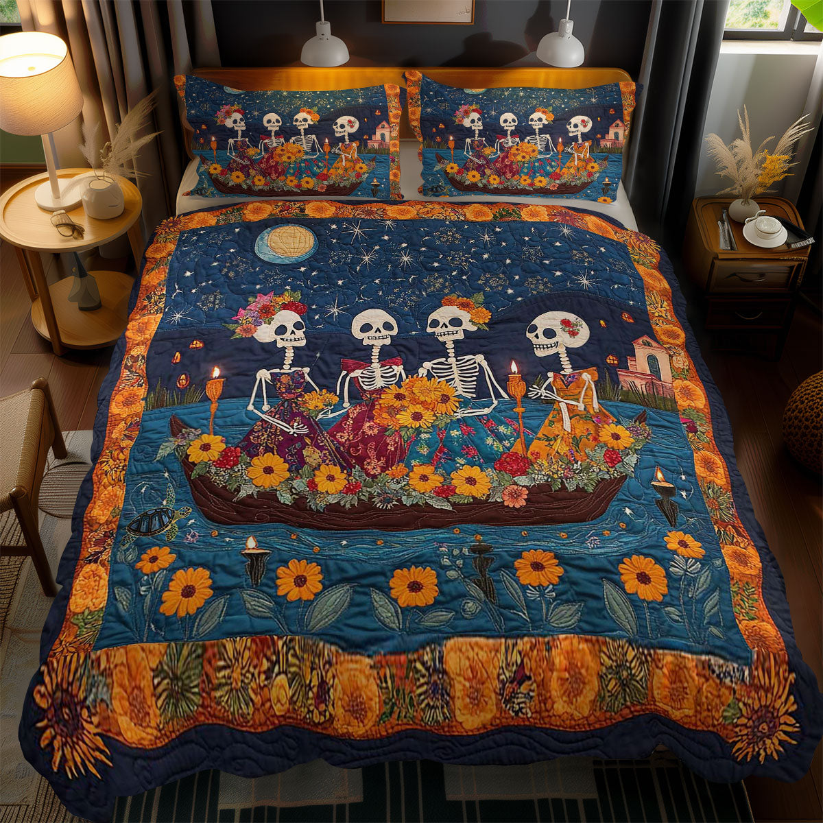 Skeleton Boat WN1911056CL Duvet Cover Set