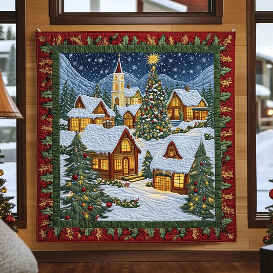 Winter Village Glow CW2510062CL Quilt
