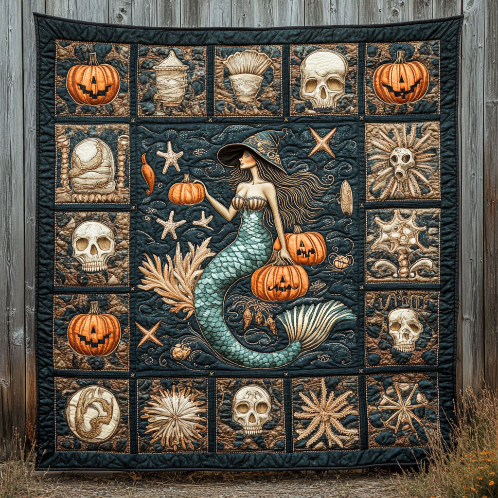 Dark Tide Mermaid Witch WN1908022CL Quilt