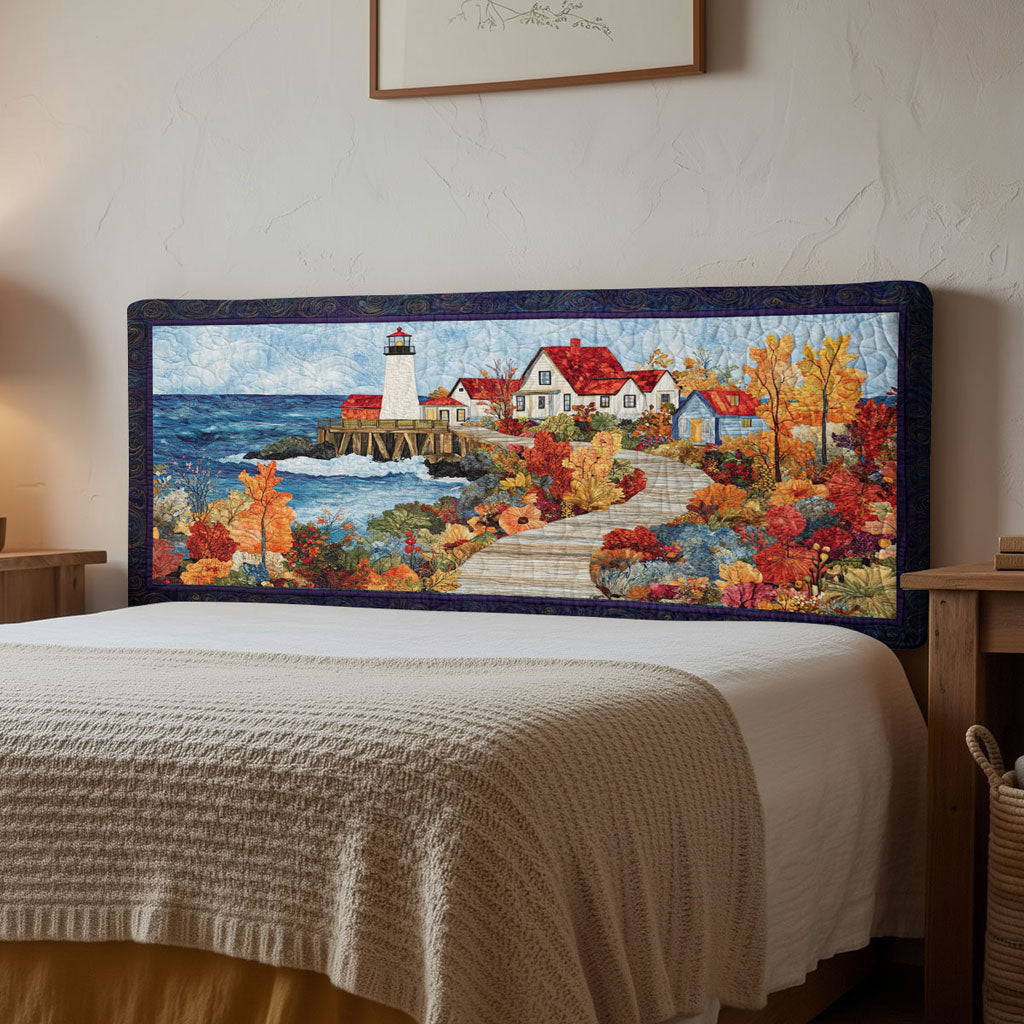Lighthouse Sky Drift WN1112169CL Quilted Headboard Slipcover