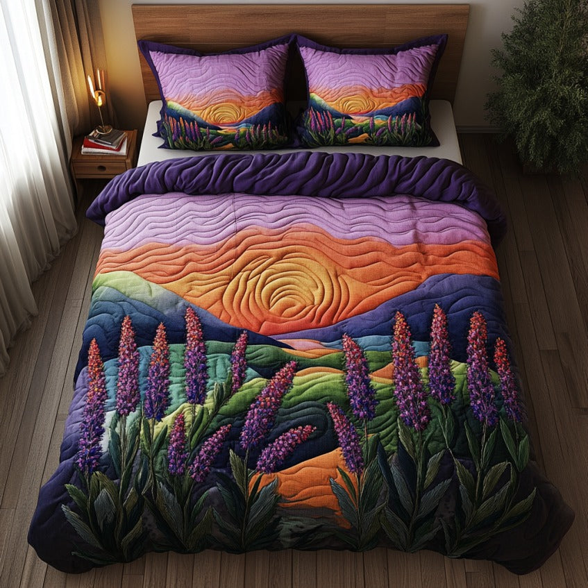 Lupine Field XR1209039CL Duvet Cover Set